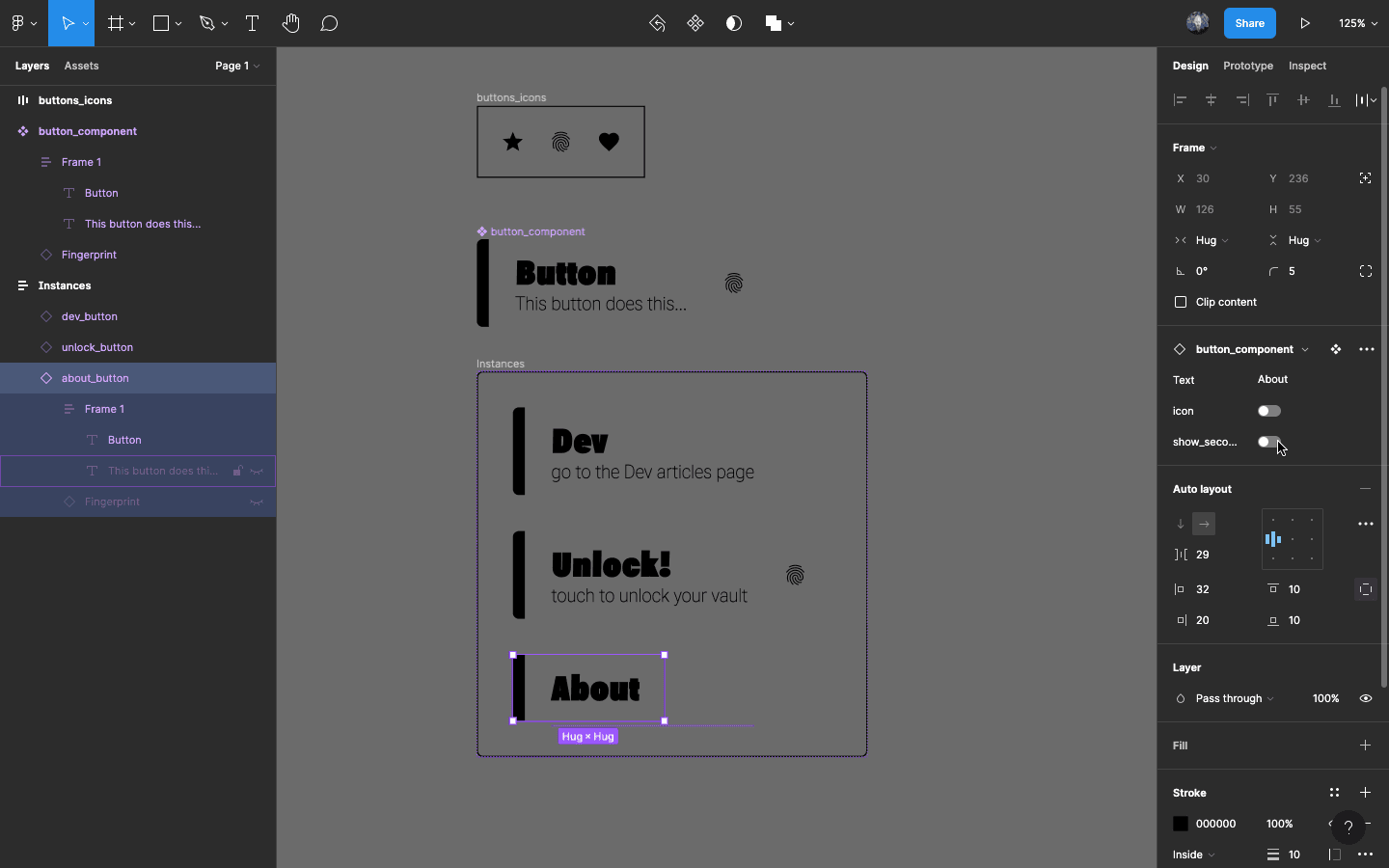 Toggle layer using a boolean property