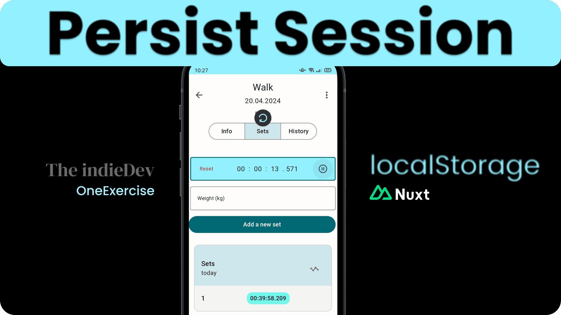 Using localStorage to persist unsaved sessions in my Nuxt app