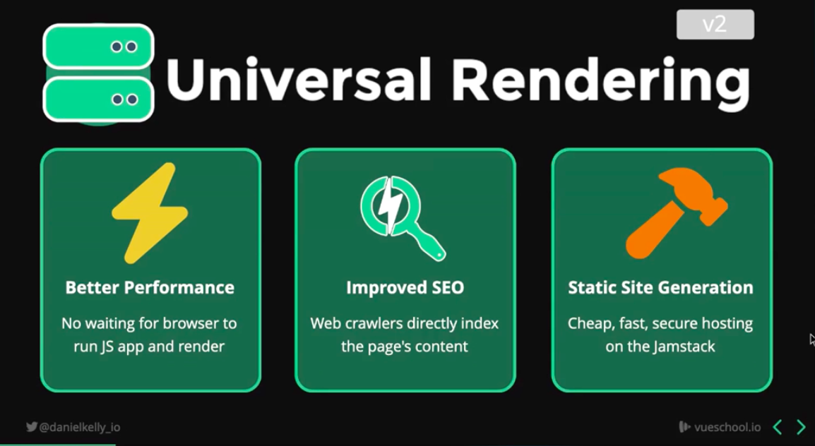 Nuxt 3 has better performance, improved SEO, and allows for fast static site generation